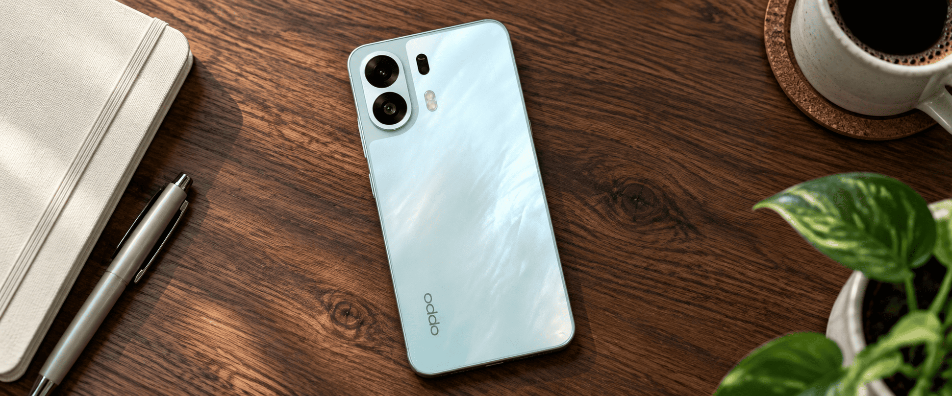 OPPO K14 Plus 5G &mdash; задняя панель и камеры, вид сверху