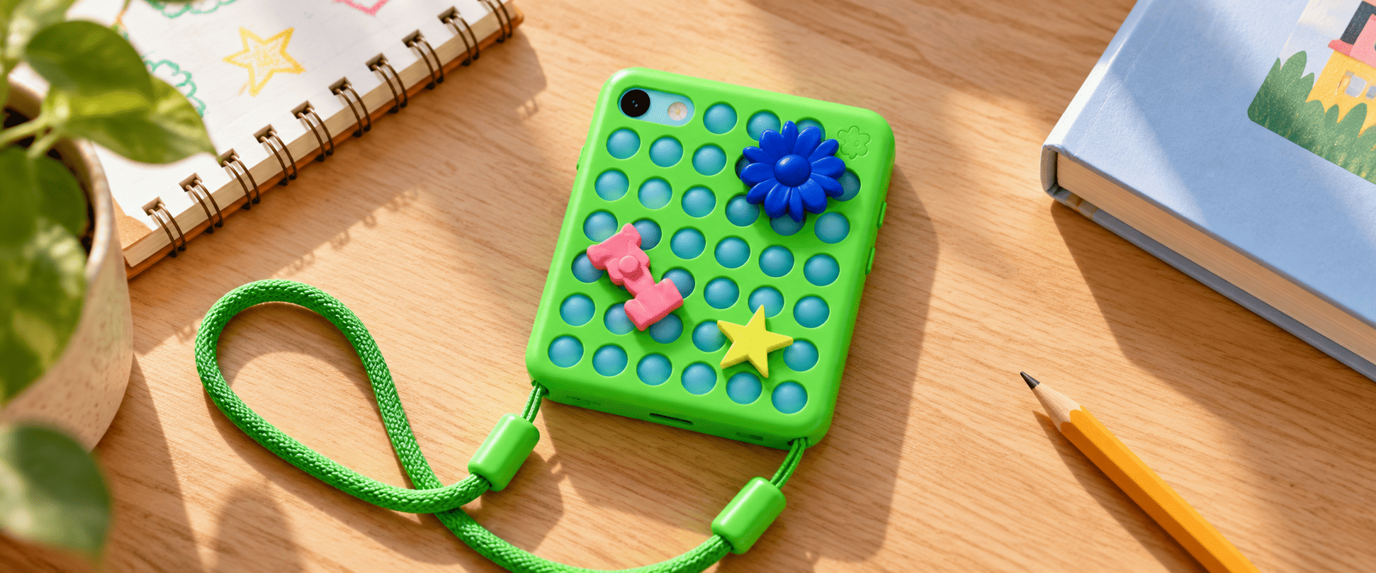 Freckle Phone — задняя панель с сменными джибитсами