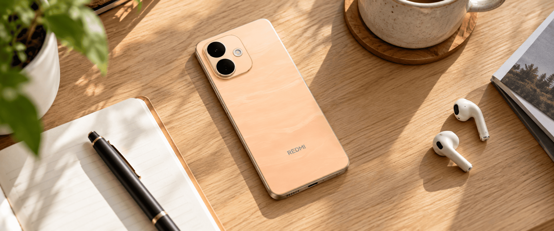 Redmi Note 17 Pro Refresh с двумя камерами и текстурной задней панелью.
