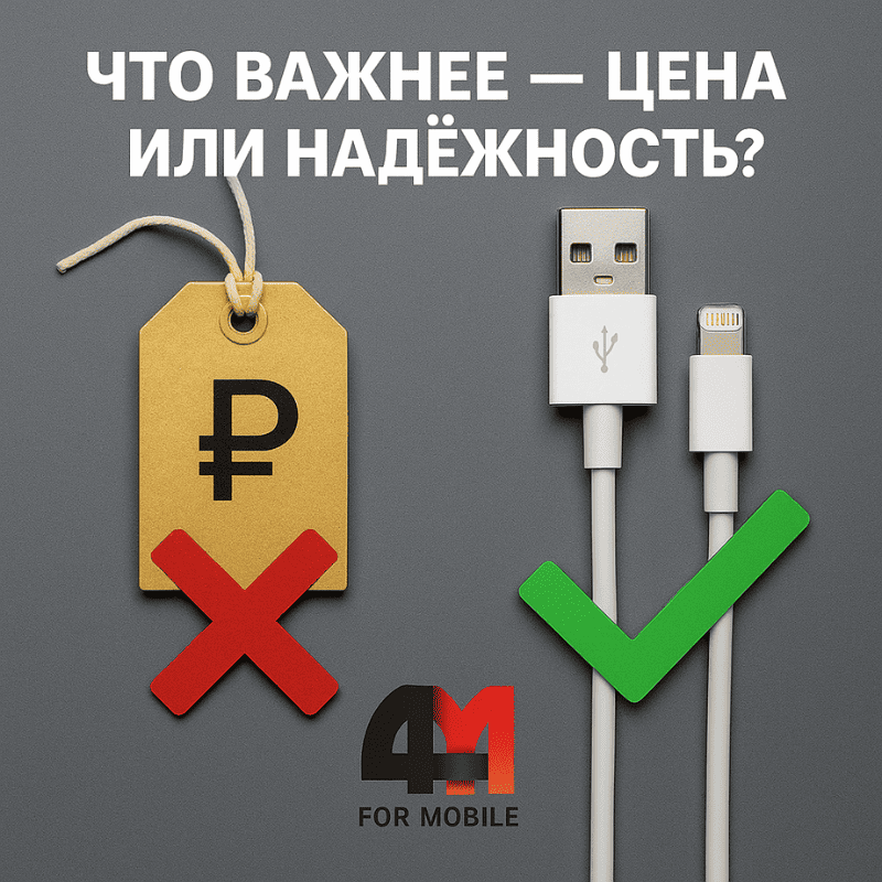 При покупке кабеля, что важнее цена или надежность