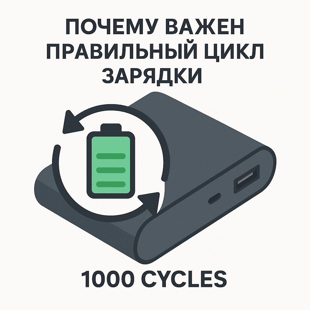 Почему важен первый цикл зарядки в Power bank