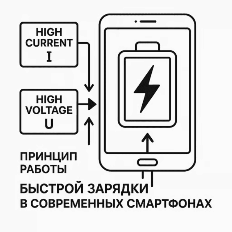 Принцип работы быстрой зарядки