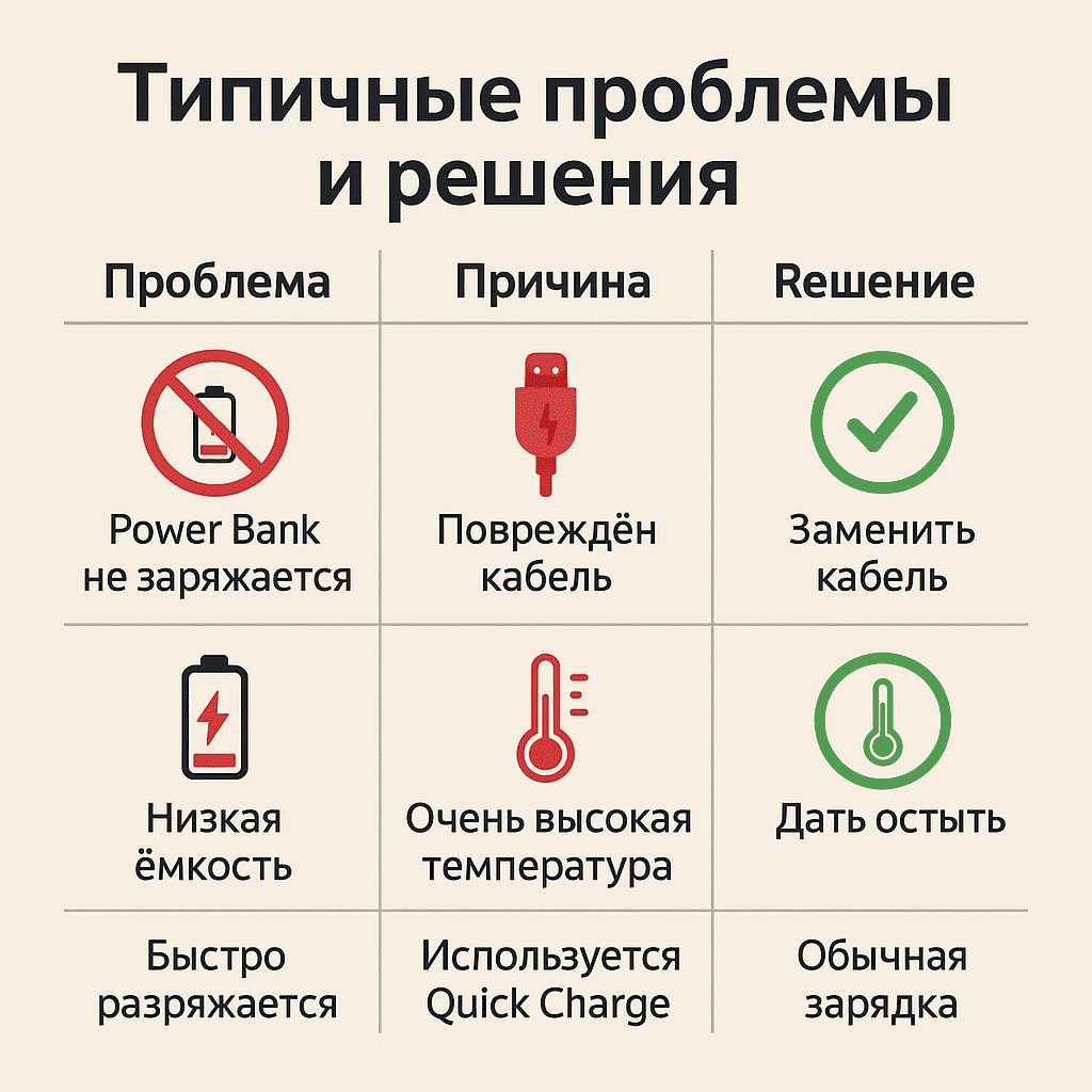 Типичные проблемы и решения